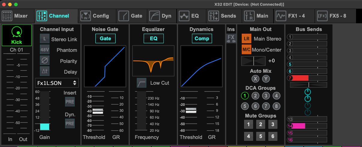 x32/m32 Library: Worship Pack - Channel Presets — BERA